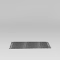 Modern Tech Exhibition Hall Interior Featuring Gray Textured Carpet Floor Design 3d model