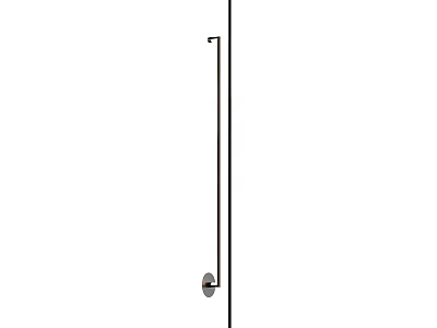 Sleek Modern Wall Mounted Lamp with Minimalist Design and Round Light Head for Indoor Spaces 3d model