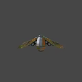 Sci-Fi Destroyer Exploration Battleship 3d model