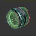 Camera Lens Zoom Lens Optical Lens High-end Lens Advanced Lens SLR Lens Tele 3d model