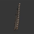 Light Gray Pinecone Shaped Household Item With Layered Leaf Decorative Structure