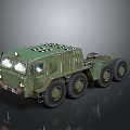 Olive Green 8 Wheel Military Truck with Heavy Duty Transport and Robust Cargo Body