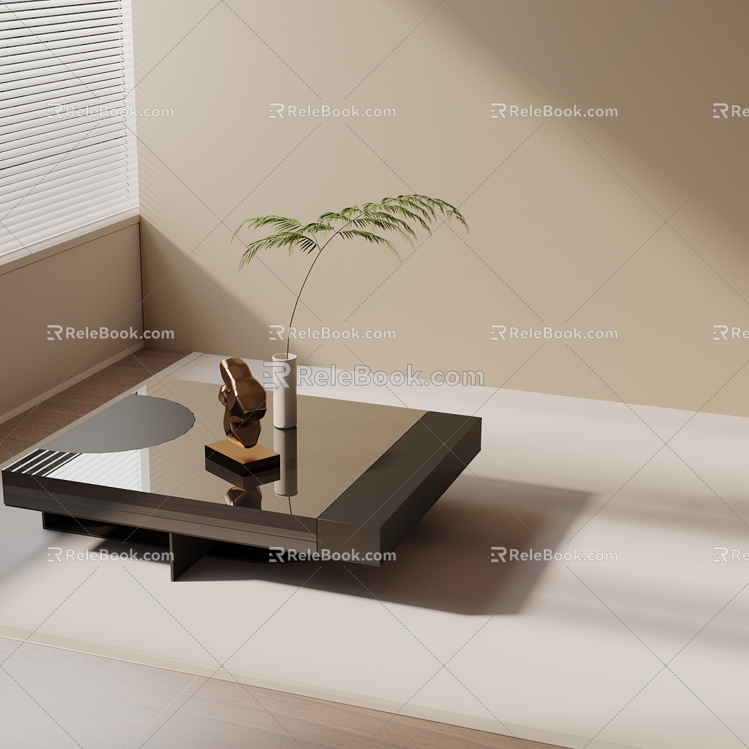 Modern coffee table model