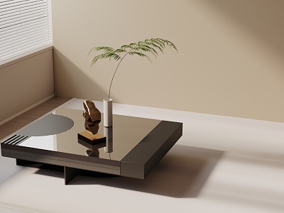 Modern coffee table model