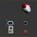 Modern Sci-Fi Equipment Sci-Fi Items Sci-Fi Components High-Tech Components 3d model