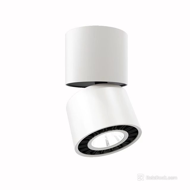 Modern White Downlight And Spotlight LED Ceiling Mounted Lighting For Home Interior Design 3d model 