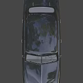 Black Vintage Car with Classic Retro Design Chrome Accents and White Wall Tires