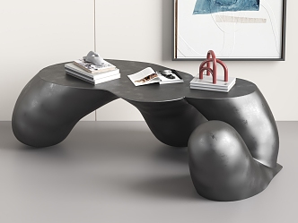 Modern Alien Coffee Table Book Ornaments 3d model