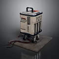 Portable Household Appliance With Wheels Control Panel Cables And Stable Platform Base