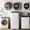 Modern washing machine washing machine combination 3d model