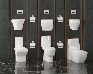 Modern Toilet Smart Toilet 3d model