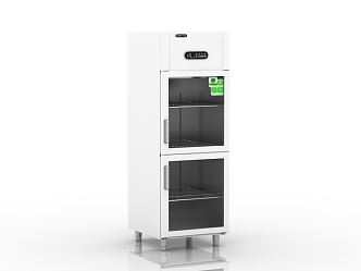 Modern Fridge Freezer 3d model