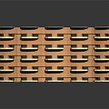 Future Architecture Design With Layered Modular Curved Structure And Wooden Beige Accents