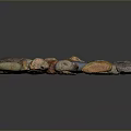 Rock Block Rock Block Rock Specimen Boulder Big Stone Block Rock Stratum Rock Stratum Rock Stratum Rock 3d model