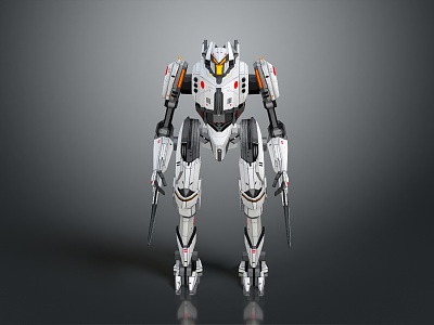 Mech Warrior Mech Soldier Machine Battlearm Mechanical Battlearm Machine Fighter Robot 3d model