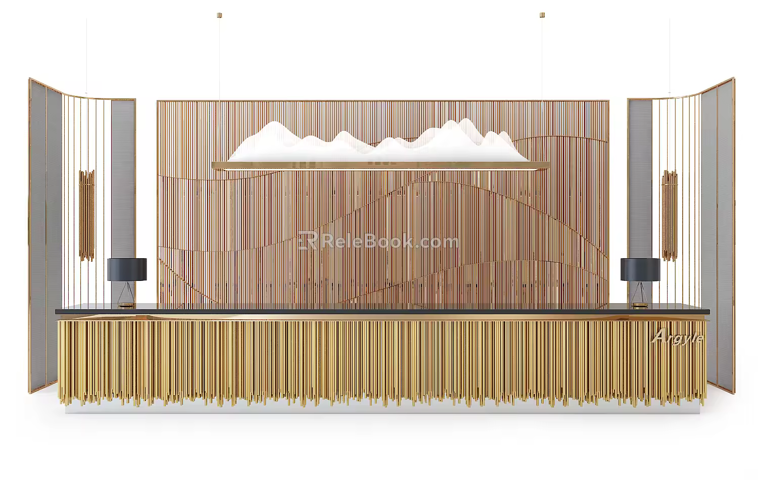 Reception Desk 3d model