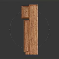 Wooden Kitchen Cabinets With Open Doors Sink Coffee Maker And Fruits On Countertop