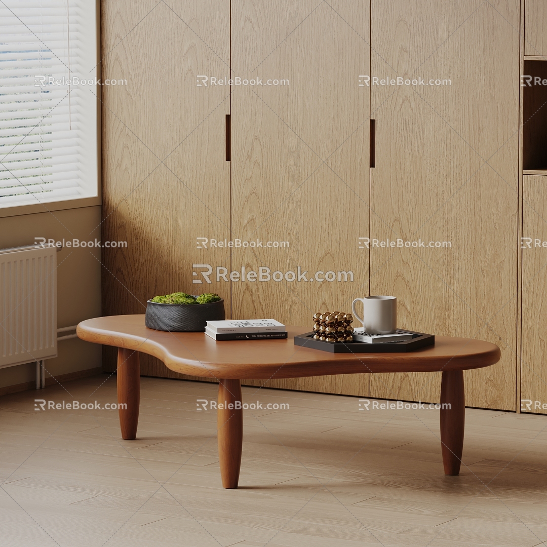 Modern coffee table 3d model