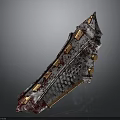 Detailed Rusted Metallic Equipment With Holes Red Accents And Mechanical Design