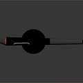 Modern Disoni Black Gray Pen With Sleek Body Design On Black Base Stand