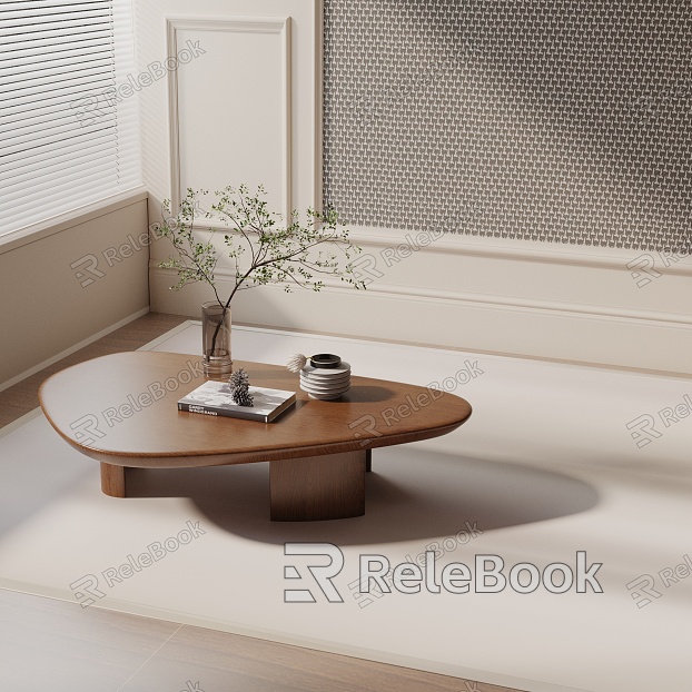 Modern coffee table model