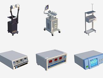 Hospital Medical Apparatus Equipment Machine 3d model