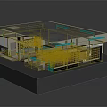GEPA Department Store Exterior Design With Gray Roof Blue Accents Entrance Windows And Display Areas