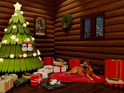 Christmas tree 3d model Christmas tree 3d model