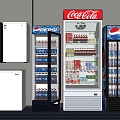 Modern Commercial Freezer 3d model