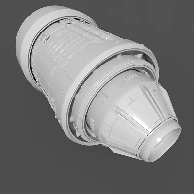 Modern Industrial LOFT Machinery 3d model