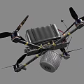 High Performance Industrial Quadcopter Drone Equipment With Four Propellers And Antenna