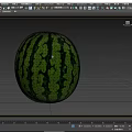 Watermelon big watermelon fruit super realistic high precision video level 3d model