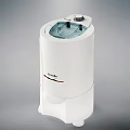 White Climber Brand Daily Use Appliance With Cylindrical Design And Transparent Lid