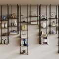 New Chinese-style Storage Rack Hanger 3d model