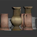 Vintage Metal Pitchers And Mugs Collection With Copper Gold And Silver Finishes