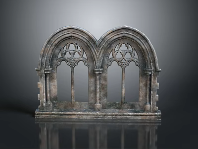 windows old windows old windows old windows antique windows classical windows gatehouse 3d model