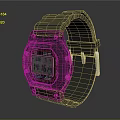 G SHOCK Digital Watch With Gray Strap Black Dial And Protection Feature