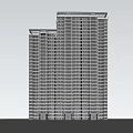Modern High Rise Building With Clean Lines And Glass Facade Design