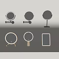 Various Designed Mirrors With Stands And Bases For Home Interior Decor