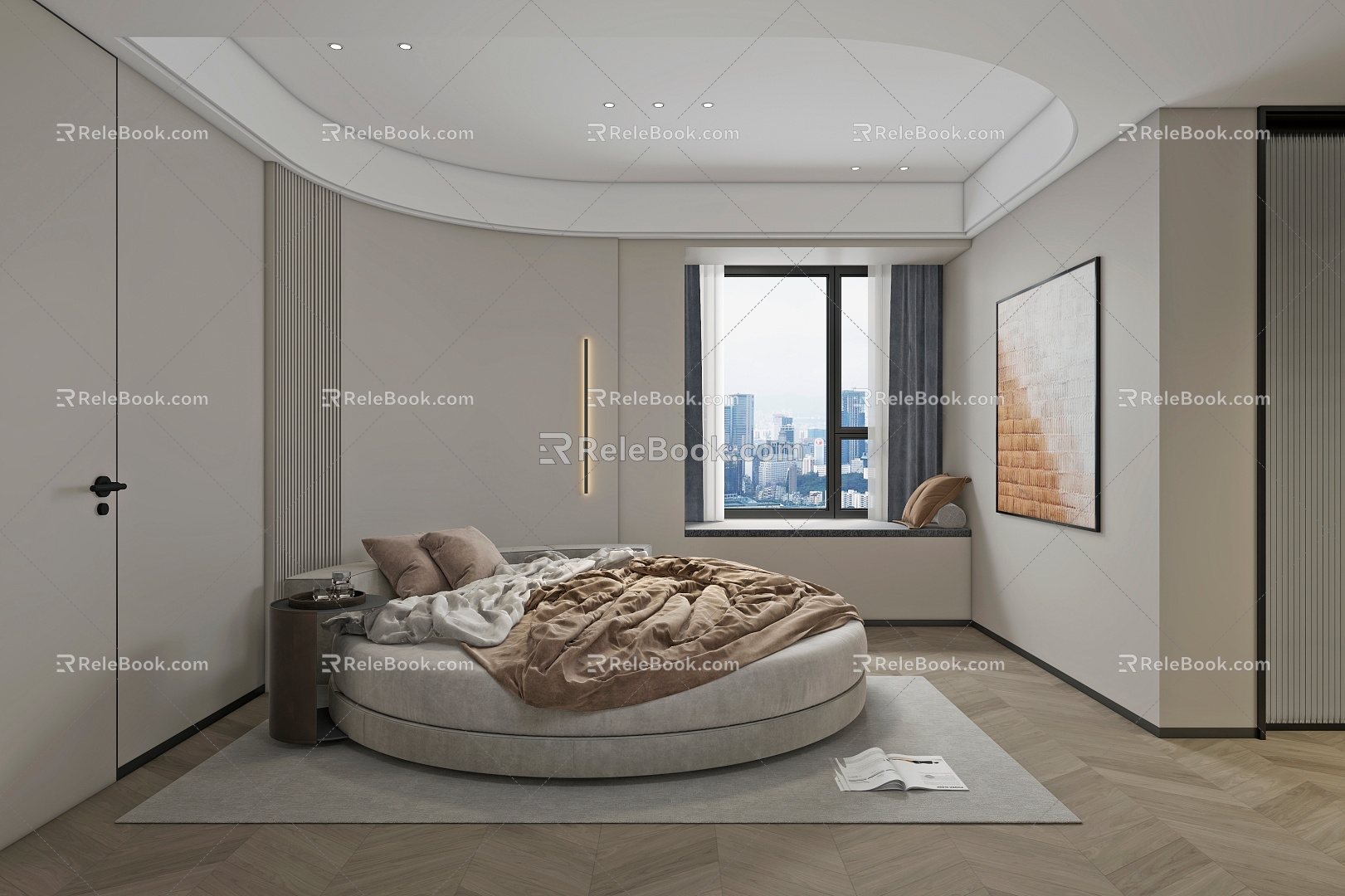 Modern Bedroom 3d model