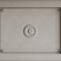 European-style ceiling European-style classical ceiling light box ceiling 3d model