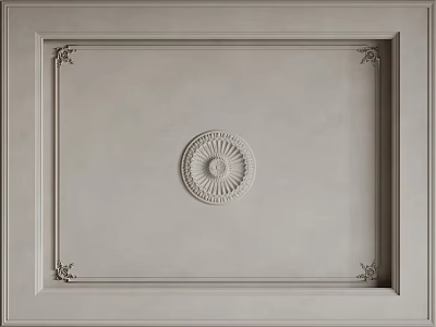 French Ceiling Bedroom Ceiling Guest Restaurant Ceiling Hall Away Ceiling 3d model