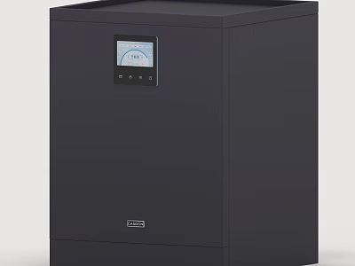 Modern Black Kitchen Appliance With Digital Display And Control Panel 3d model