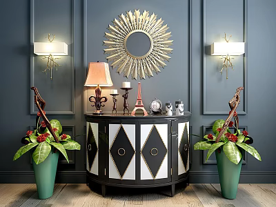 Side Cabinet 3d model