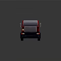 Red And White Ambulance With Modern Stylish Design Windows And Wheels