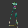 Industrial Measuring Equipment With Tripod Stand And Digital Display For Surveying