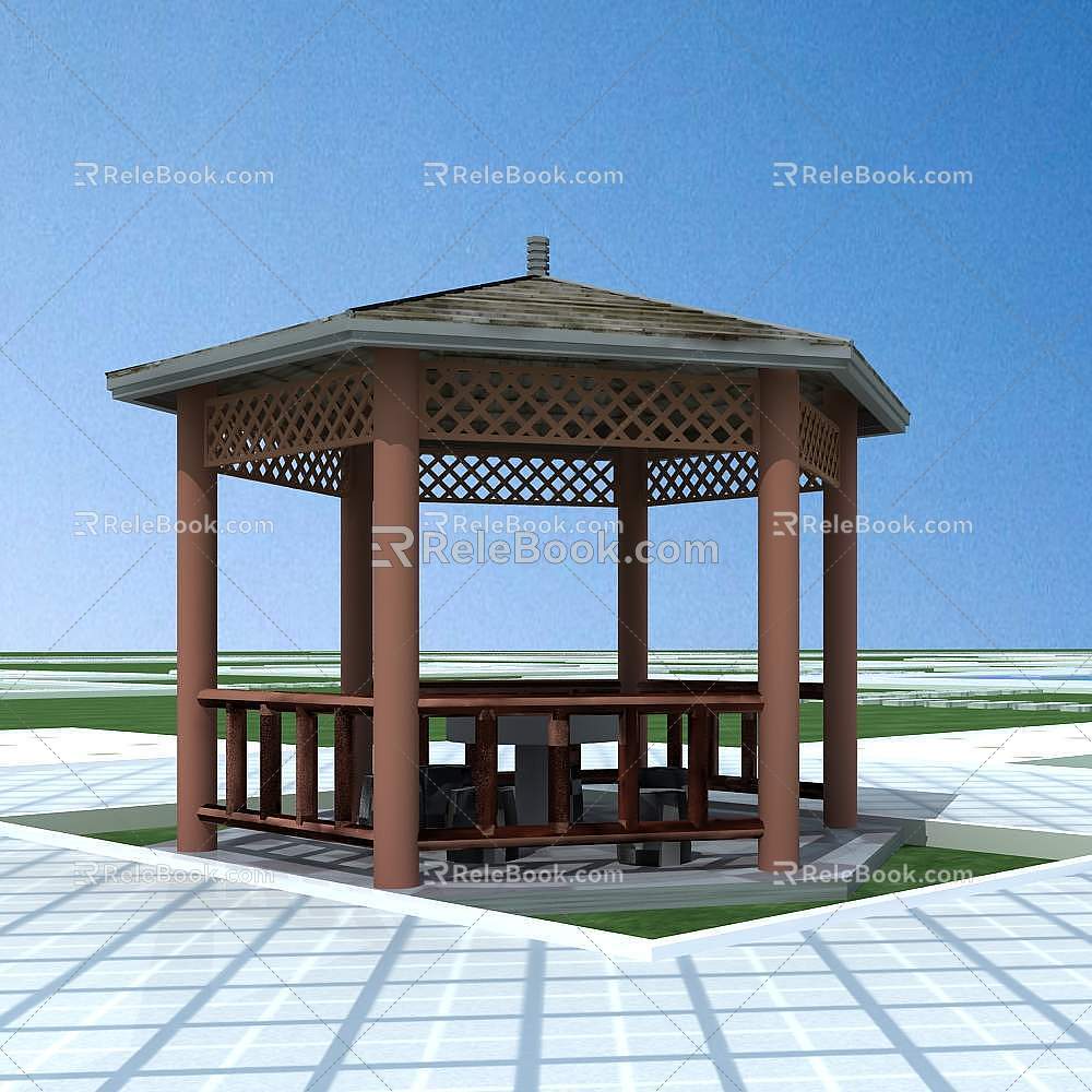 Gazebo 3d model