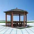 Gazebo 3d model