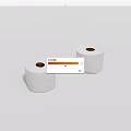 Toilet paper roll 3d model