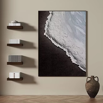 Light Luxury Decoration Painting 3d model